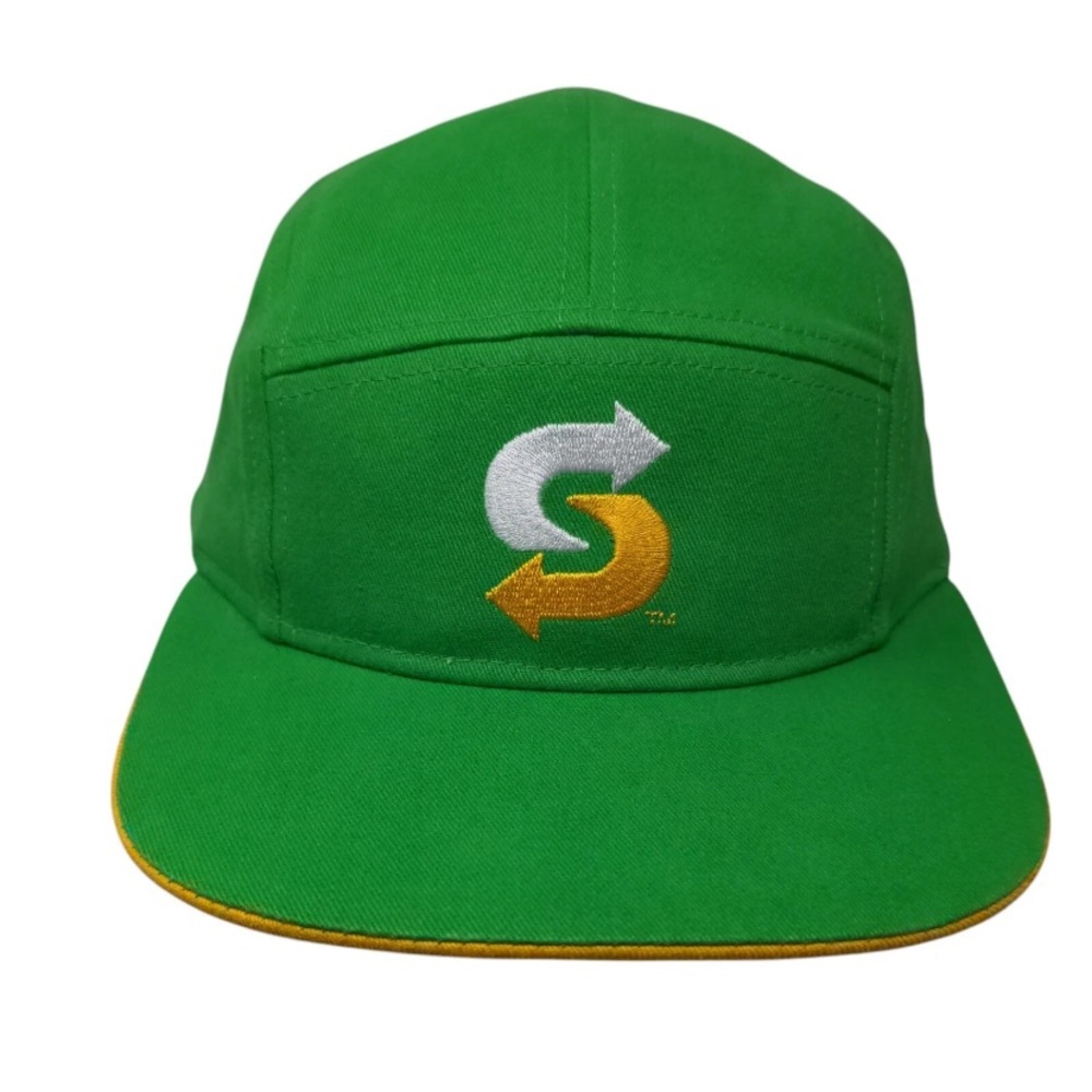 NEW Official Subway Crew 5 Panel Snap Back Employee Hat Uniform Costume